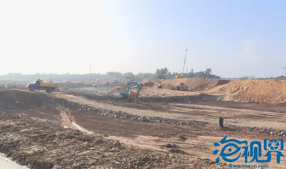 琼海市文化体育中心建设进展顺利，一期工程已完成10.2%，计划年内完成1000根钻孔桩